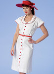 Button-Front, Flutter Sleeve Dresses and Sun Hats Button-Front, Flutter Sleeve Dresses and Sun Hats