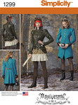 Misses Costume Coat, Jacket, Bustle and Ruffled Skirts Misses Costume Coat, Jacket, Bustle and Ruffled Skirts