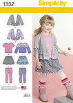 Childs Skirt and Knit Leggings, Top and Cardigan Childs Skirt and Knit Leggings, Top and Cardigan