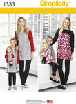 Child´s, Misses´ and 18 inches Doll Tunics and Knit Legging Child´s, Misses´ and 18 inches Doll Tunics and Knit Legging