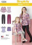 Child and Girls Top, Mini Skirt and Slim Trousers Child and Girls Top, Mini Skirt and Slim Trousers
