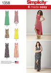 Misses´ Knit Dresses with Length and Neckline Variations Misses´ Knit Dresses with Length and Neckline Variations