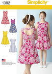 Girls´/Girls´ Plus Dress with Back Variations Girls´/Girls´ Plus Dress with Back Variations