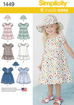 Toddlers Dress and Hat in Three Sizes Toddlers Dress and Hat in Three Sizes