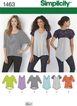 Misses Knit Tops, v-neck, lace sleeves Misses Knit Tops, v-neck, lace sleeves