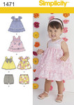 Babies Dress, Top and Bloomers Babies Dress, Top and Bloomers