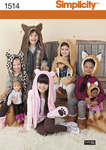 Child´s and 18 inches Doll Animal Hats Child´s and 18 inches Doll Animal Hats