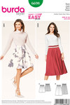 Skirt, Four-Panel-Skirt, Stitched onto Elastic Skirt, Four-Panel-Skirt, Stitched onto Elastic