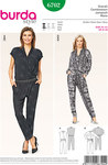 Overalls, Wrap Look, Integral Collar Overalls, Wrap Look, Integral Collar