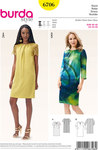 Dress, Rounded Neckline with Gathers, Lace Dress, Rounded Neckline with Gathers, Lace