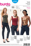 Bustier Tops, Bustier Top with Straps, Cord Lacing Bustier Tops, Bustier Top with Straps, Cord Lacing