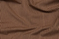 Narrow-striped cotton in beige and light brown Narrow-striped cotton in beige and light brown