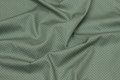Dusty-green patchwork-cotton with white mini-dots Dusty-green patchwork-cotton with white mini-dots