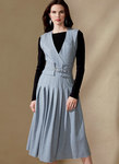 Sleeveless Pleated Dress with Belt - Rachel Comey - Rachel Comey Sleeveless Pleated Dress with Belt - Rachel Comey - Rachel Comey
