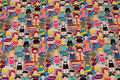 Cotton-jersey with children in multicolors Cotton-jersey with children in multicolors