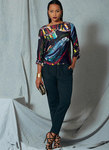 Flounce-Sleeve Top and Drawstring Patring Pants, Isaac Mizrahi Flounce-Sleeve Top and Drawstring Patring Pants, Isaac Mizrahi