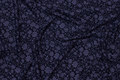 Deep navy viscosejersey with dove-blue flowers Deep navy viscosejersey with dove-blue flowers