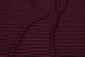 Bordeaux and black cotton-jersey with 3 mm stripes along fabric Bordeaux and black cotton-jersey with 3 mm stripes along fabric