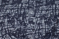 Lightweight knit, rib-knitted in light grey and navy Lightweight knit, rib-knitted in light grey and navy