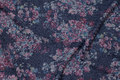 Lightweight knit, rib-knitted in speckled navy with heather-color Lightweight knit, rib-knitted in speckled navy with heather-color