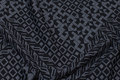 Heavy-jersey in black and charcoal with bubble-effect Heavy-jersey in black and charcoal with bubble-effect