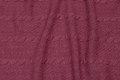 Dusty wine-red heavyjersey with cable-pattern Dusty wine-red heavyjersey with cable-pattern