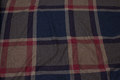 Large-checks heavyjersey in navy, dirt and red Large-checks heavyjersey in navy, dirt and red