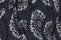 Charcoal winter-jersey with sand-colored circles Charcoal winter-jersey with sand-colored circles