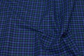 Pre-shunk blue-checks shirt-fabric Pre-shunk blue-checks shirt-fabric