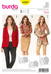 Jacket -v-neck - collar band Jacket -v-neck - collar band