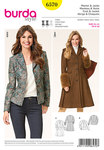 Jacket, coat, fitted notched collar Jacket, coat, fitted notched collar