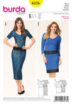 Slim dress with waistband Slim dress with waistband