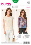 Blouse shirt, v-neck, patchwork Blouse shirt, v-neck, patchwork
