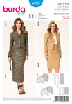 Jacket-skirt suit/coordinates, pencil skirt Jacket-skirt suit/coordinates, pencil skirt
