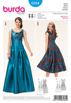 Evening dress with pleated skirt Evening dress with pleated skirt
