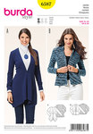 Peplum jacket, v-neckline Peplum jacket, v-neckline