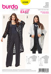 Jacket with kimono sleeves, egg shape Jacket with kimono sleeves, egg shape