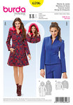 Short coat with hood and zipper Short coat with hood and zipper