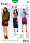 Narrow Jersey Skirt, No Fastening Narrow Jersey Skirt, No Fastening