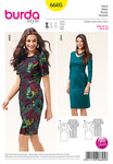 Dress, narrow silhouette, v-neck Dress, narrow silhouette, v-neck