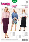 Narrow jersey skirt, no fastening Narrow jersey skirt, no fastening