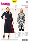 Dress with slit at one side Dress with slit at one side