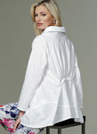 Stand-Collar, Back-Gathered Top Stand-Collar, Back-Gathered Top