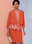 Dolman-Sleeve Jacket, Sash, Top and Dress, Pencil Skirt Dolman-Sleeve Jacket, Sash, Top and Dress, Pencil Skirt