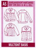 Jeans jacket, short blaze and vest Jeans jacket, short blaze and vest