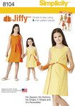 Child´s and Girls´ Jiffy® Reversible Wrap Dress Child´s and Girls´ Jiffy® Reversible Wrap Dress