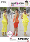 6 Mimi G Style Peplum Top with Cropped Trousers or Shorts 6 Mimi G Style Peplum Top with Cropped Trousers or Shorts