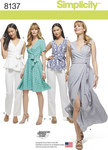 7 Misses´ and Plus Size Wrap Dresses, Top, and Trousers 7 Misses´ and Plus Size Wrap Dresses, Top, and Trousers