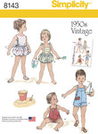 3 Vintage Set of One Piece Play Suits for Babies 3 Vintage Set of One Piece Play Suits for Babies