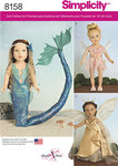 8 Fantasy Costumes for 18 inches Dolls 8 Fantasy Costumes for 18 inches Dolls